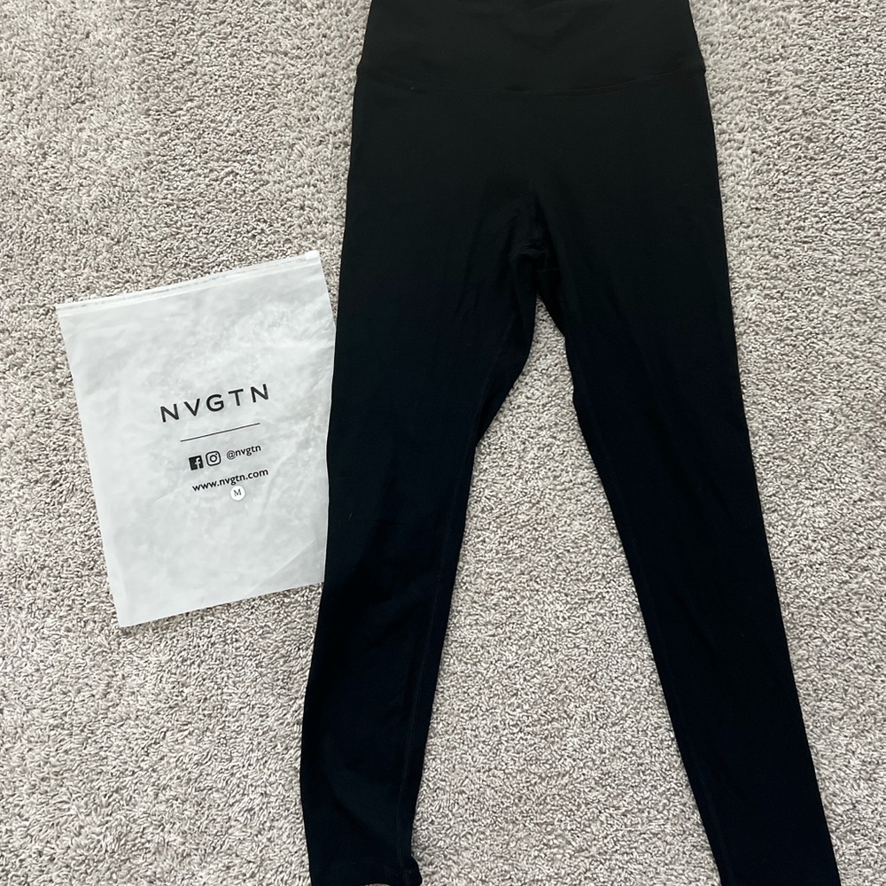 NVGTN Classic Black Leggings - Size Medium - New (Tried On)